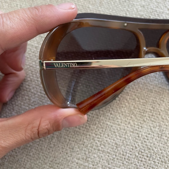Valentino Gold Studded Glasses - Picture 1 of 6